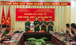 Học viện Quốc phòng nghiên cứu thực tế tại Lạng Sơn